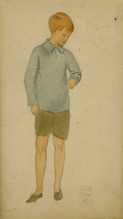 Lewis P., 14 July 1920 by Joseph Edward Southall